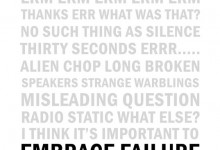 Sonic art // Embrace Failure // Experimental soundworks