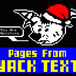 Teletext Art // Pages from Yack Text