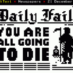 Teletext Art // Daily Fail