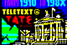 Pages from TateText // Collaborative teletext art