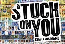 Book cover // Stuck On You // Football Sticker Mosaic