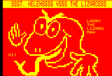 Teletext art workshop // St Helens vs The Lizards // St Helens Central Library